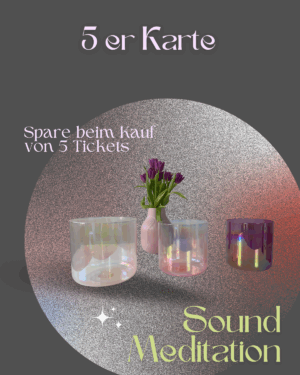 Sound Meditation 5er Karte