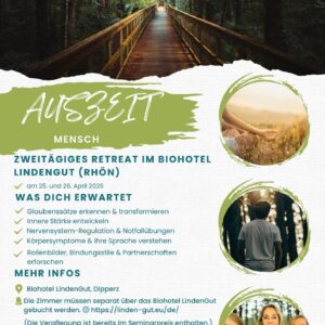 Retreat AUSZEIT MENSCH – Vom Funktionieren ins Leben