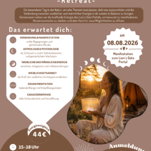 Die Kraft der Verbindung – Retreat zum Lion's Gate Portal